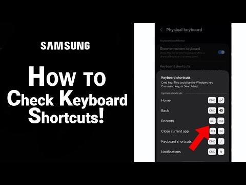 How to Check Keyboard Shortcuts on Samsung [NEW]