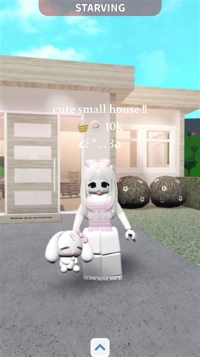 10k Cute Small House in Roblox's Bloxburg | Cozy Bunny