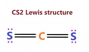 CS2 lewis structure, molecular geometry, bond angle, hybridization