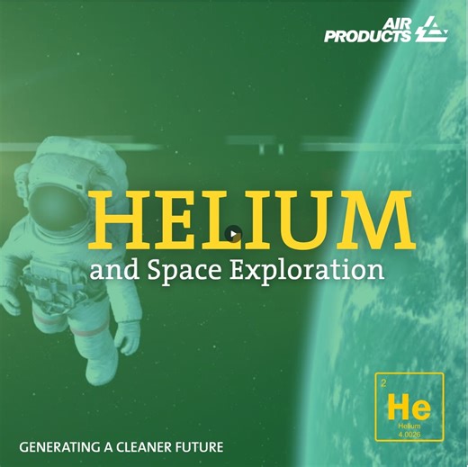 Helium is a mission-critical gas in space exploration. Explore its role in enabling space innovation. Learn more about Air Products' helium capabilities: https://brnw.ch/21wY5hm | Air Products