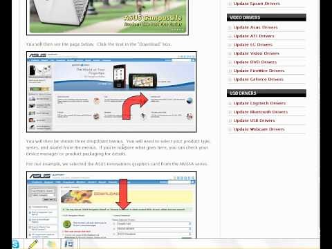 How to Update Asus Driver Downloads