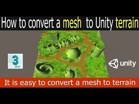 Convert Any Mesh To Unity Terrain