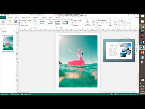 Creating Layout Using MS Publisher