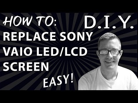 How to Replace Sony Vaio LED LCD Screen - PCG-71913L