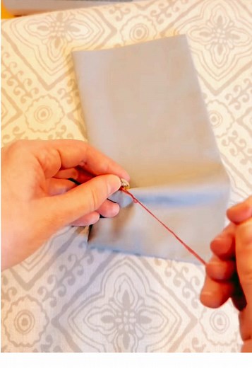 Sew a Button Without Visible Thread or Knots