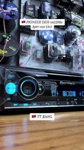 🇹🇹 PIONEER DEH-s6220bs🔊🏆 🔹🇹🇹 TT $1695.00 #trinidad #trini_tiktoks #trinidad🇹🇹 #sooklals_electronics #caraudio #proaudio #accessories #pioneer