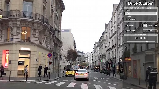 A Website Where You Can Virtually Drive in Cities All Over the World While Listening to Local Radio Stations