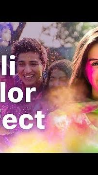Create a Happy Holi Video with Holi Color Effect (InShot Tutorial)