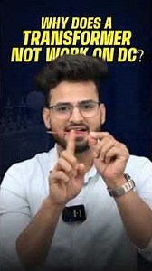 Transformer DC Me Kaam Kyu Nahi Karta? AC vs DC Explained | Interview Prep #Transformer #electrical