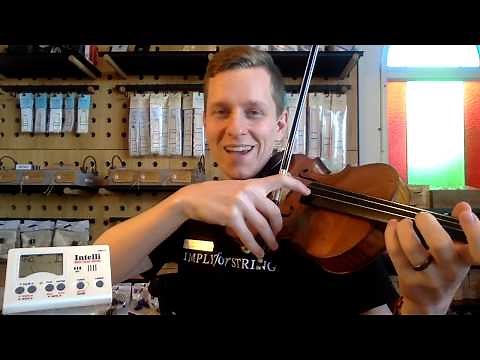 A Beginner's Guide to Tuning the Violin | Simply for Strings