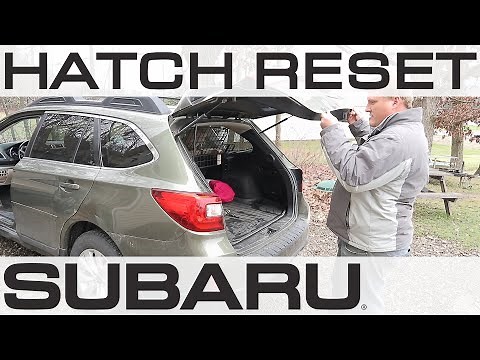 HOW TO: 15'-19' Outback Lift Gate Reset, After Dead Battery
