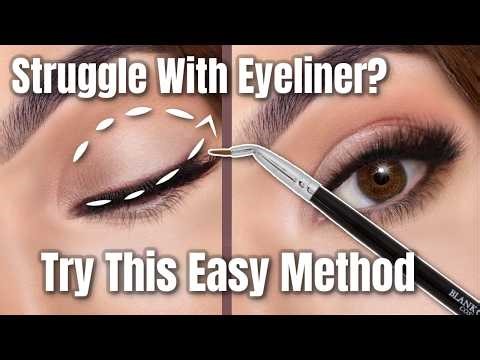 How to Apply Eyeliner PERFECTLY in 2 Minutes (Super Easy)