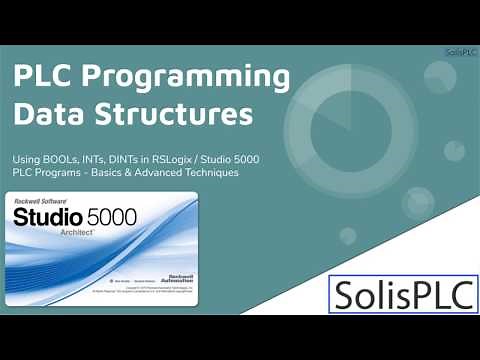 PLC Data Types & Structures - Allen Bradley PLC RSLogix 5000 Basics Programming BOOL INT DINT Arrays