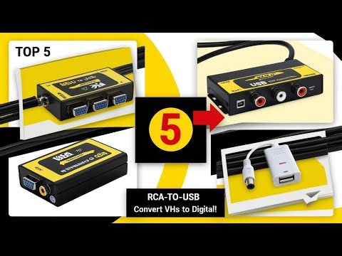 Top 5 Best RCA to USB Video Converters 2025 – Digitize Your Old Media!