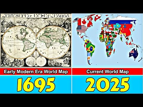 World Map Timeline From 600 BC to 2025