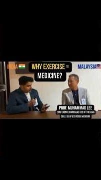 “Why Exercise Is Medicine 🧬 | Prof. Muhammad Lee #short #shortvideo #healthandwellness