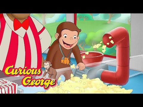 George Runs a Popcorn Cart! 🐵 Curious George 🐵 Kids Cartoon 🐵 Kids Movies