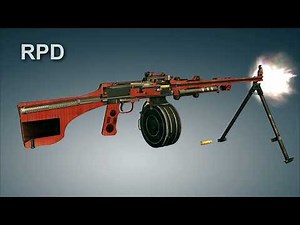 RPD machine gun. How it works | 3dGun