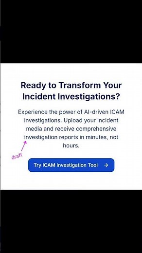 ICAM incident investigation AI tool: https://ai4hse.com/tool/icam-investigation #ai