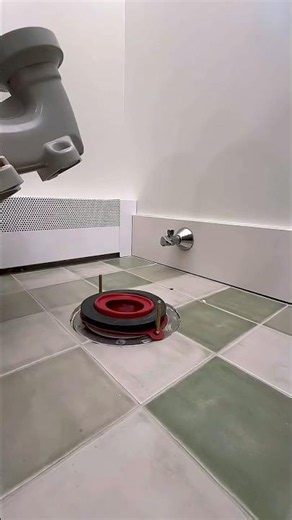 Installing a skirted modern toilet