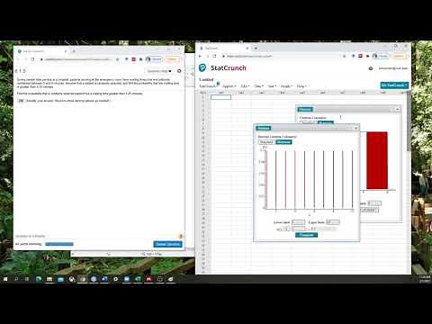 StatCrunch Tutorial: Calculate Probability from Uniform Distribution