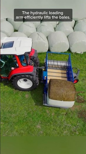 Round bale unroller ##❗️❗️