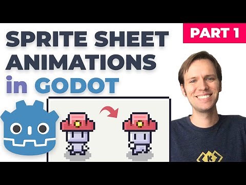 How to animate Sprite Sheets in Godot using AnimationPlayer (beginner tutorial)