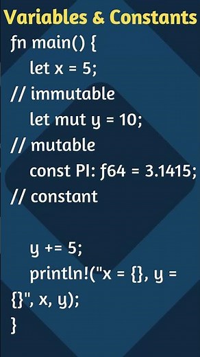 🚀 Master Rust Programming in just 30 seconds! 🦀#Rust #Programming #Coding