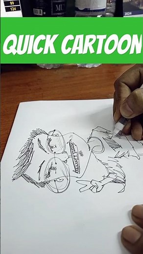 Quick Cartoon Art: Simple & Fun Drawing Tutorial for Beginners