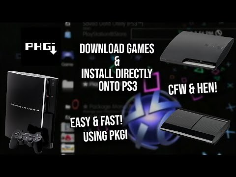 [How To] Install PKGi & Games on PS3 | CFW & HEN, Updated