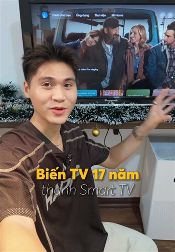 Cách mình biến 1 chiếc TV hơn 17 năm của Panasonic thành Smart TV có Google TV sử dụng mượt mà thông minh chỉ với hơn 1tr! #justhieuhoang #LearnOnTikTok