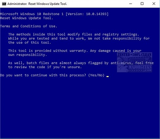 Reset Windows Update Agent