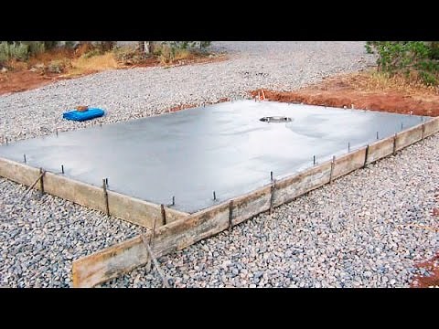 How to Pour Concrete Slab Foundation