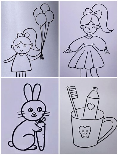 Learn to Make Simple Drawings in Easy Steps | Kidpid