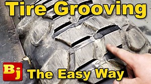 Easy Regrooving a Tire using a tire groover and other tire grooving tool options. Big Tire Groover: https://amzn.to/2Rv03GT Cheap Tire Groover: https://amzn.to/2Sws1zl If a BleepinJeep video has ever helped you consider returning the favor by: • Supporting us on Patreon here: https://www.patreon.com/bleepinjeep • Becoming a Member here on YouTube: https://bit.ly/2wGeSec • Buying a T-Shirt Here: http://www.bleepinjeep.com/store • Or Just leaving a kind comment on FB here: http://www.facebook.com/