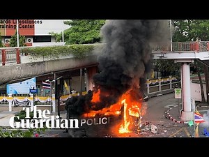 Thailand police fire teargas and rubber bullets at Bangkok demonstrators