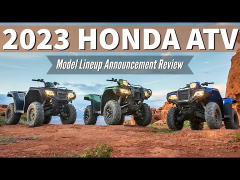 New 2023 Honda ATV Model Lineup Announcement Review