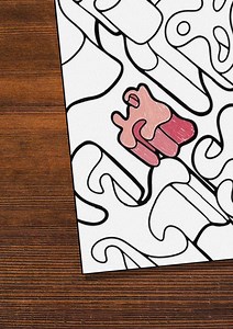 Abstract Colouring Sheets for Adults - Etsy Canada
