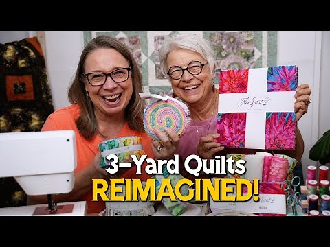Using Pre-Cuts in a 3-Yard Quilt - Jelly Rolls, Charm Packs & More!