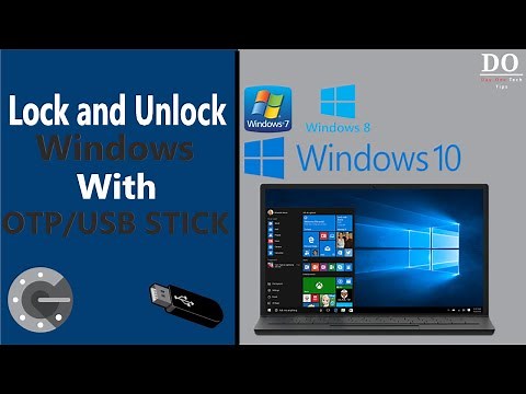 Login into Windows With OTP/ USB thumb Drive Instead Of Password || Two-factor authentication