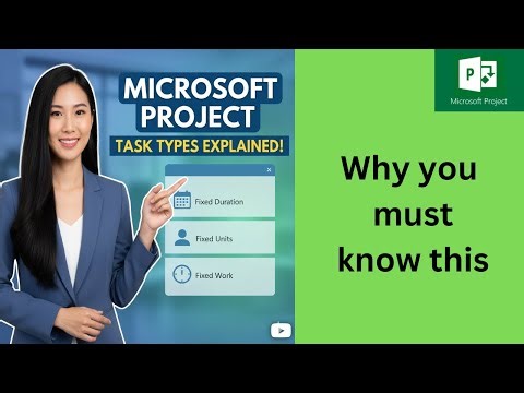Understand how task types work to get the best out of Microsoft Project