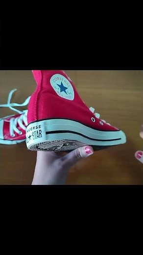 CONVERSE CHUCK TAYLOR ALL STAR CLASSIC HI RED - UNBOXING & ON FEET
