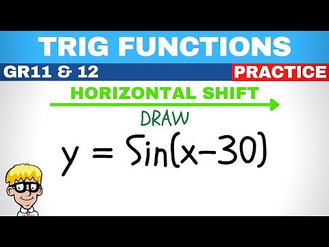 Trig functions grade 11 and 12: Horizontal shift