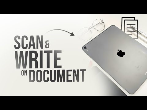 Can I Scan Document on iPad Mini and Write on It (tutorial)