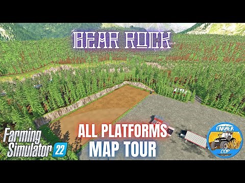 BEAR ROCK LOGGING - Map Tour - Farming Simulator 22