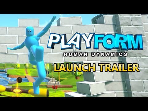 PlayForm: Human Dynamics - Official Launch Trailer - Rope Physics and Grappling Gun Gameplay