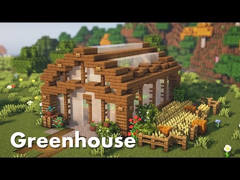 Minecraft | How to build a Greenhouse