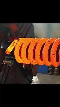 From Raw Iron Rod to Giant Pressure Spring – Factory Process Revealed