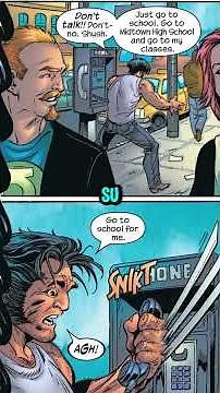 Spider-Man y Wolverine intercambian sus cuerpos #marvel #spiderman #marvelcomics #comics