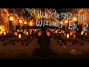 Getting Sorted & Charms Class - Witchcraft and Wizardry Ep 2 (Harry Potter Minecraft Adventure Map)
